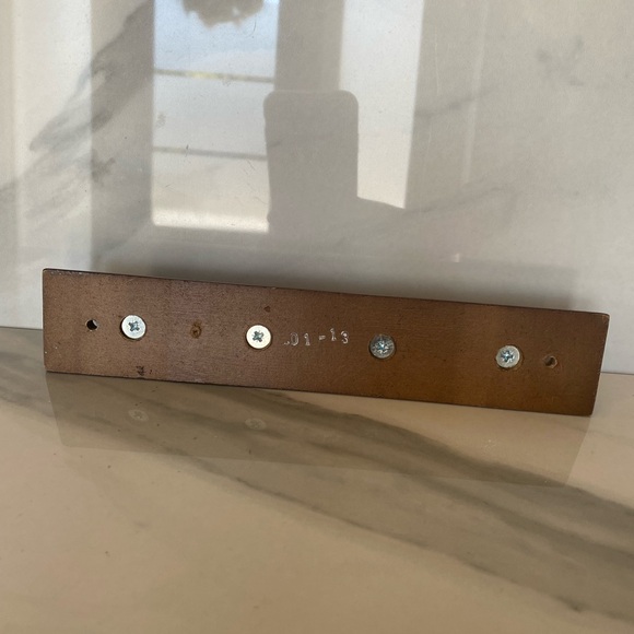 Lot Of 3 Satin Nickel Finish Hooks -2 & 1 Wooden Key Holder - Picture 4 of 9